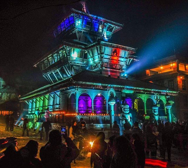 काठमाडौं उपत्यकाका सम्पदामा रात्रीकालिन भ्रमण हुने