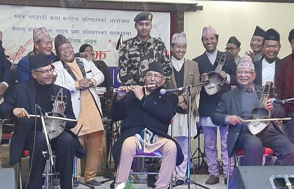 प्रधानमन्त्रीको सांगितिक रुप भयो सामाजिक संजालमा भाइरल