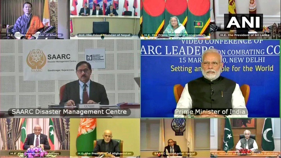 भिडियो वार्तामा सार्क मुलुकका नेता, ‘कोभिड–१९ सार्क आपतकालीन कोष’ खोल्ने प्रस्ताव