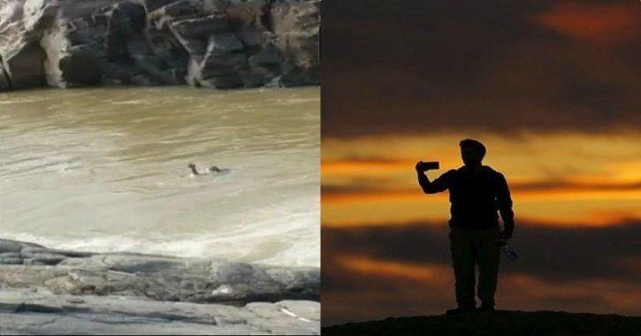 सेल्फी खिच्दा तमोरमा खसेका युवकलाई नदीले बगायो