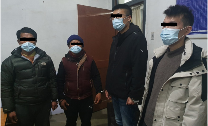 व्यक्ति अपहरणको अभियोगमा दुई चिनियाँ नागरिकसहित चार पक्राउ