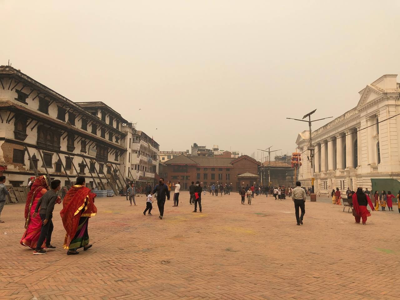 कोरोना त्रासले ‘फिक्का’ बनाईदियो यो वर्ष पनि होली, वसन्तपुरमा देखियो सुनसान