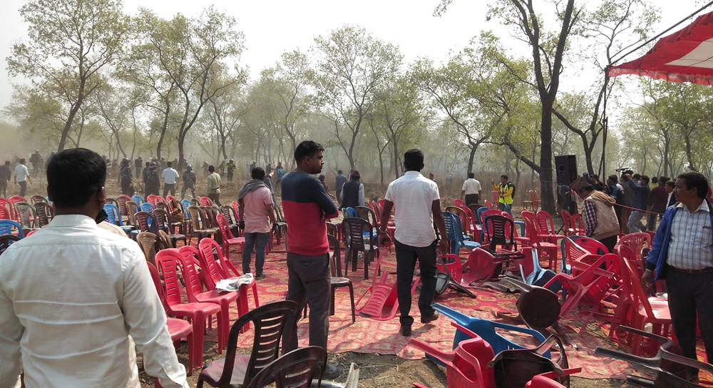 आफ्नै निर्वाचन क्षेत्रमा अर्थमन्त्री पौडेलमाथि स्थानीयले गरे ढुंगामुडा