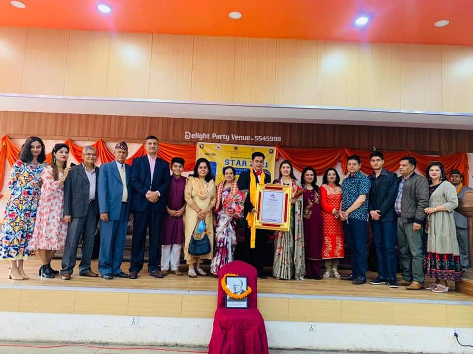 लायन्स क्लबका पूर्व गभर्नर भेटुवाल “ वर्ल्ड बुक अफ रेकर्ड्स लन्डन युके स्टार २०२१ ” बाट सम्मानित