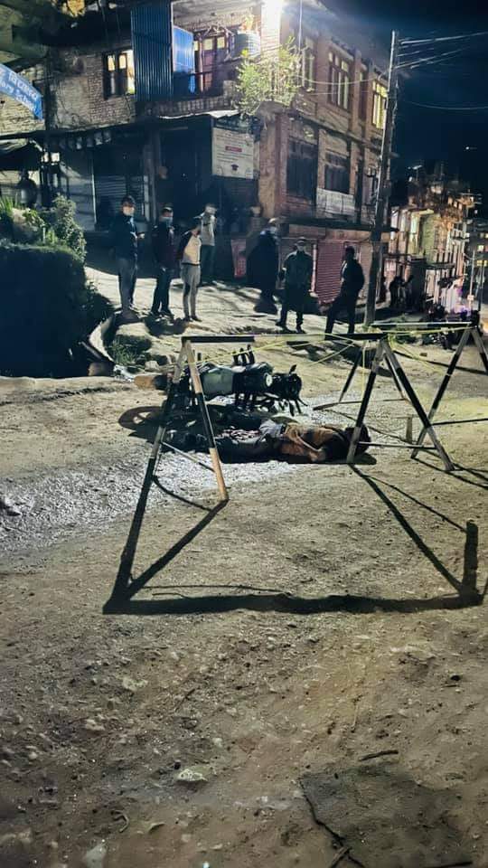 गोकर्णमा टिपरको ठक्करबाट मोटर साईकल चालकको मृत्‍यु