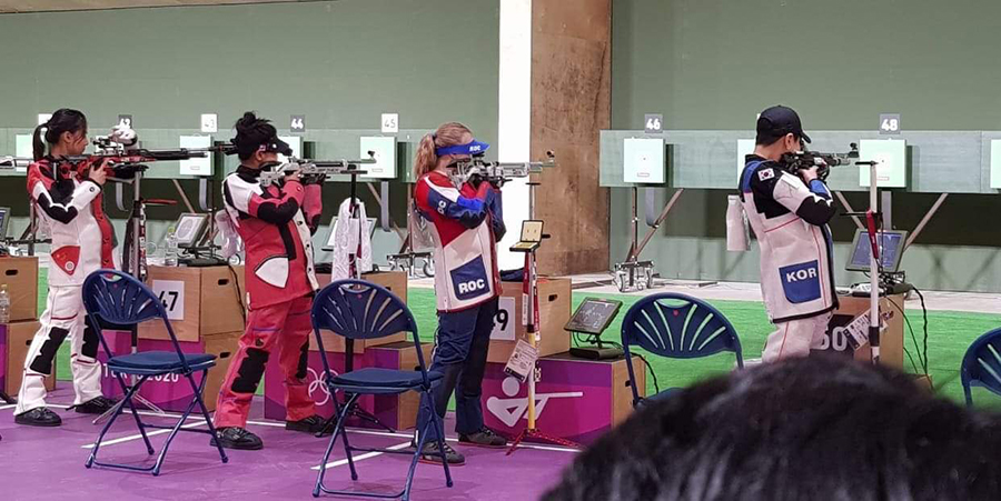 टोकियो ओलम्पिक, राष्ट्रिय कीर्तिमान राख्दै सुटिङकी कल्पना बाहिरिइन्