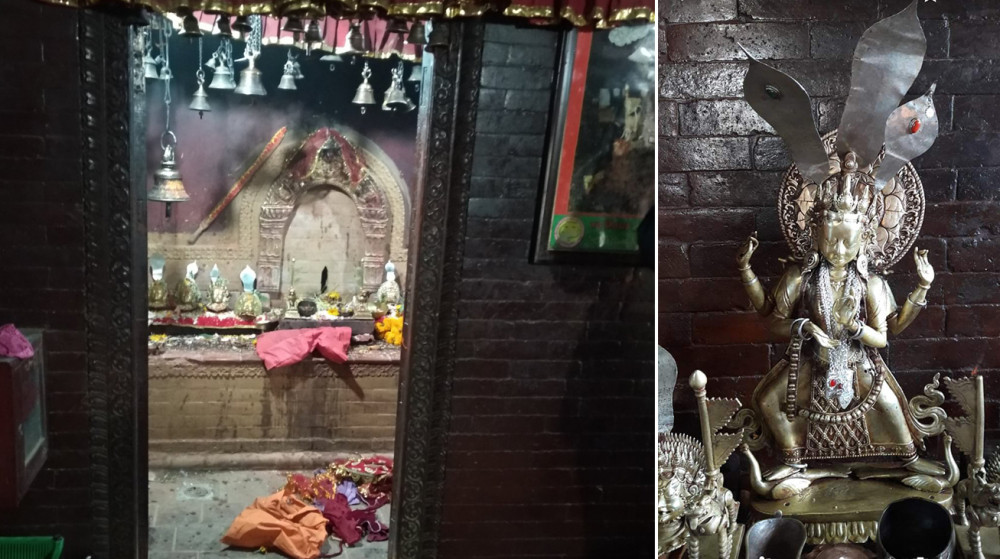 बालकुमारीबाट चोरी भएको मूर्तिबारे सूचना दिनेलाई ५ लाख पुरस्कार घोषणा