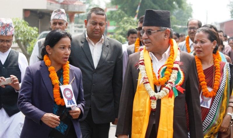 भोटका लागि एमालले नागरिकता विधेयकमा पाखण्डी प्रचार गरिरहेको छ : प्रचण्ड