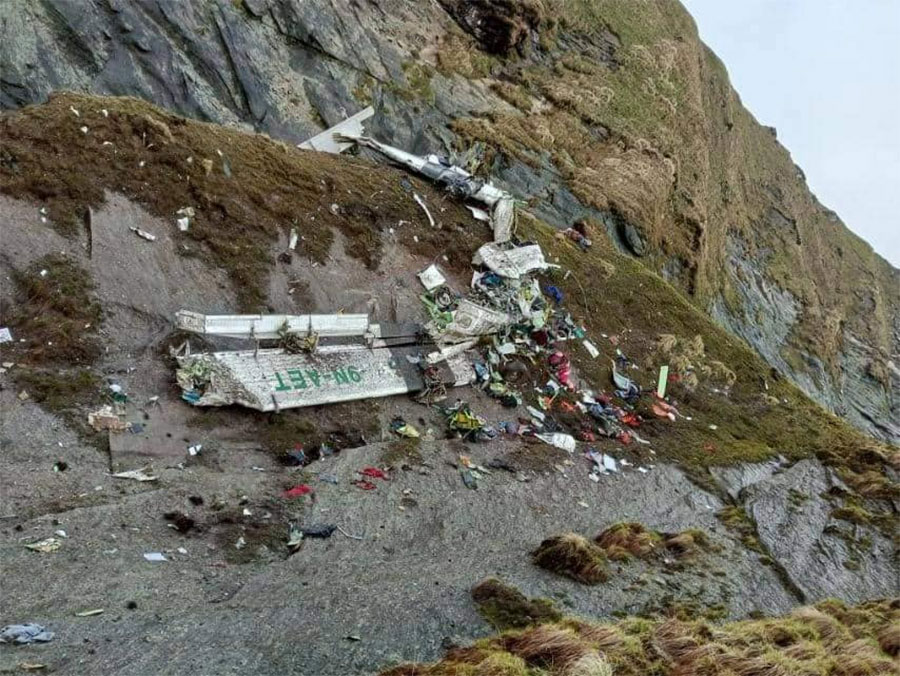 तारा एयर दुर्घटना : एक जनाको शव अझै वेपत्ता