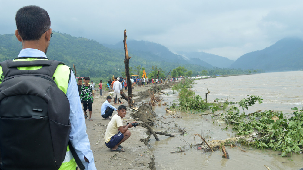 सप्तकोशी बाढी प्रभावित परिवारका लागि आश्रयस्थल बनाइने