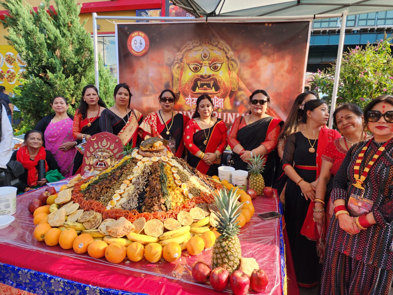 न्युयोर्कमा भव्य इन्द्रजात्रा