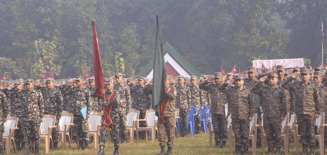नेपाल र भारतीय सैनिकको संयुक्त अभ्यास सुरु