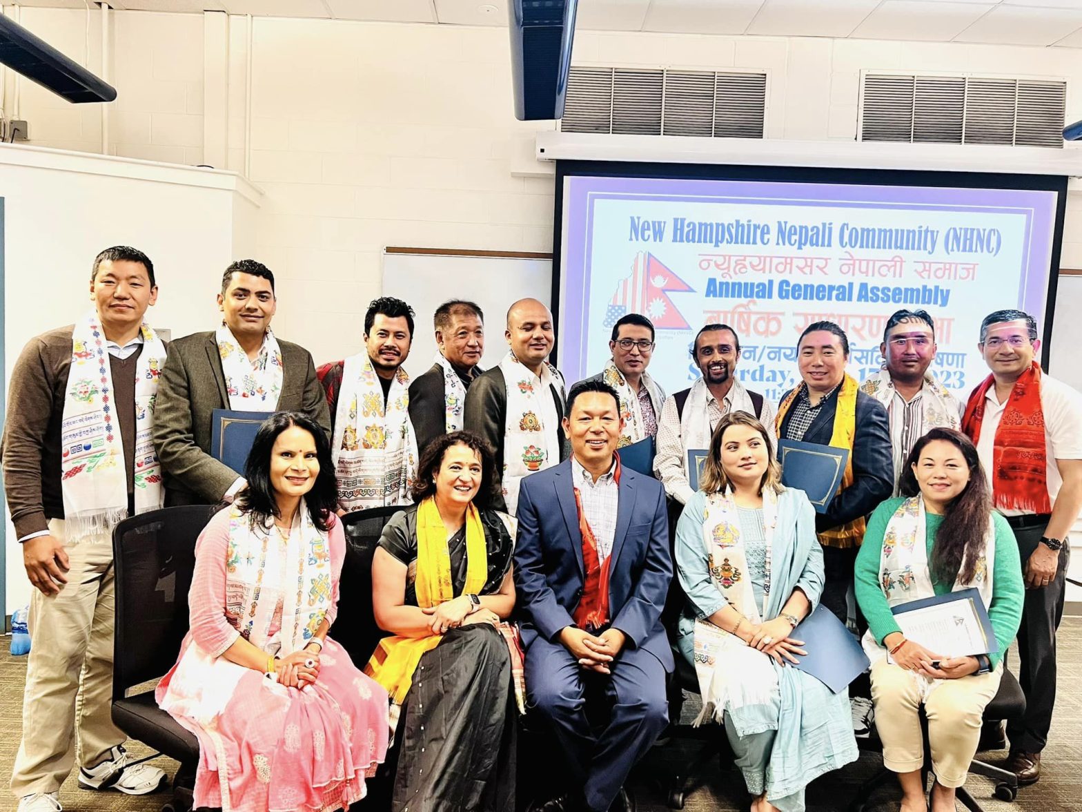 न्यूह्यामसायर नेपाली समाजमा नयाँ नेतृत्व, शेर्पाको अध्यक्षतामा १४ सदस्यीय कार्यसमिति
