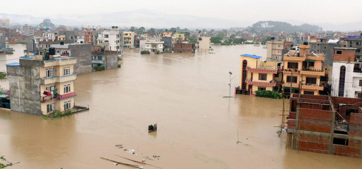 काठमाडौंका नदीहरुमा बाढी, शहरी क्षेत्र डुबानमा
