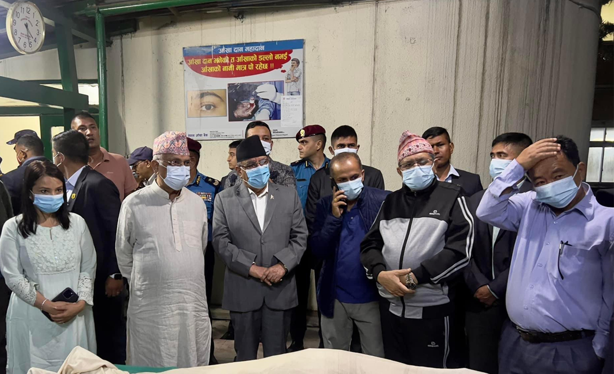 सुवास नेम्वाङको निधनमा प्रधानमन्त्रीको शोक सन्देश