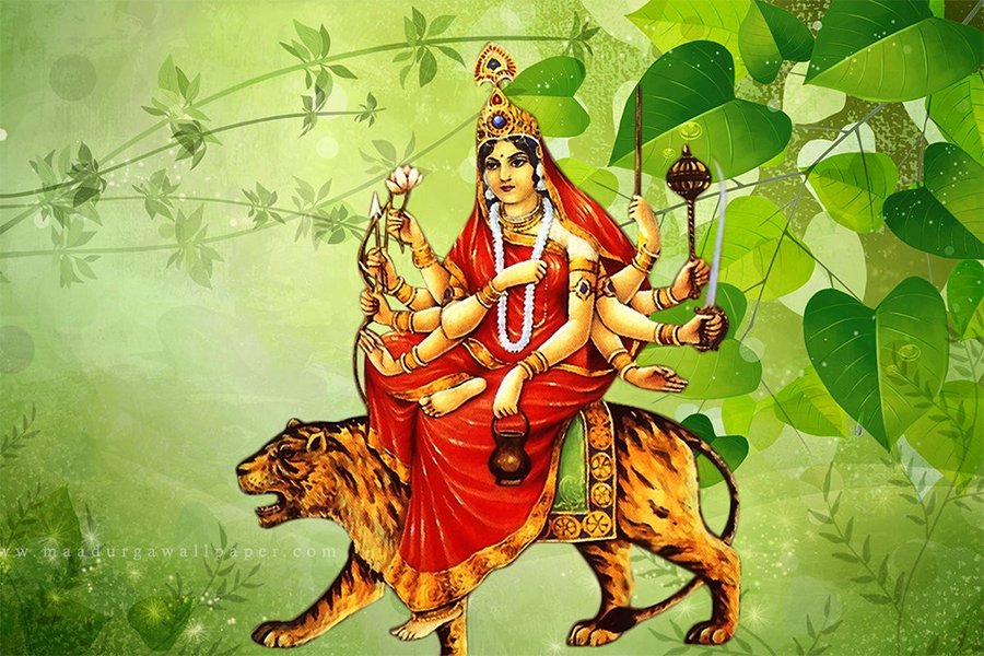 आज दशैंको तेस्रो दिन, चण्द्रघण्टा देवीको आरधना