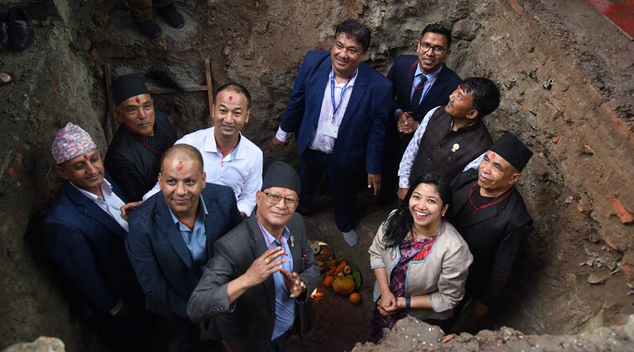 भद्रकाली मन्दिर पुनर्निर्माण थालियो
