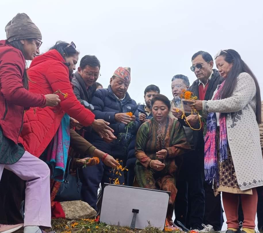पाथीभरा केबलकार शिलान्यास, १५ महिनाभित्र बनाइसक्ने लक्ष्य