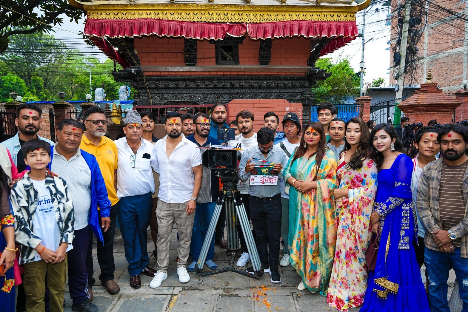 ‘झरीपछिको इन्द्रेणी’ चलचित्रको छायाङ्कन शुभारम्भ