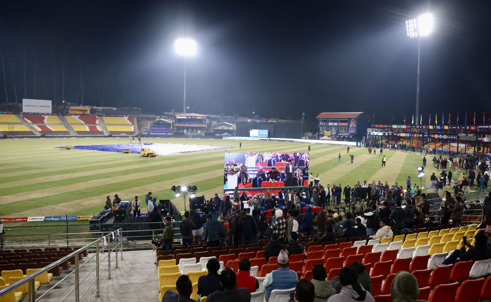 नेपालको इतिहासमा पहिलो पटक फ्लडलाइट र प्यारापिटसहितको रंगशालामा ठूलो प्रतियोगिता