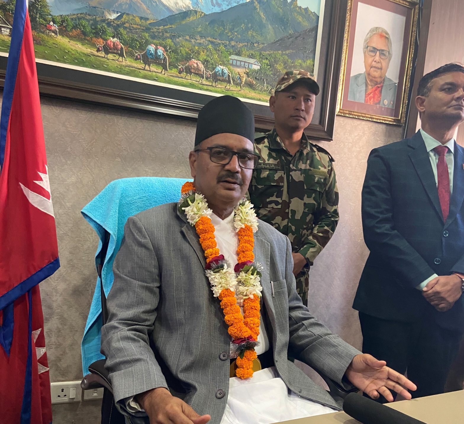 नवनियुक्त श्रममन्त्री भण्डारीको प्रतिवद्धता : द्वन्द्व व्यवस्थापनमा सघाउँछु