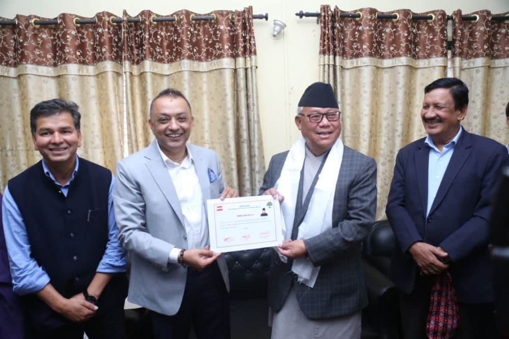 राष्ट्रिय आवश्यकताअनुसार सबैलाई मिलाएर अघि बढ्छौँ : सभापति थापा