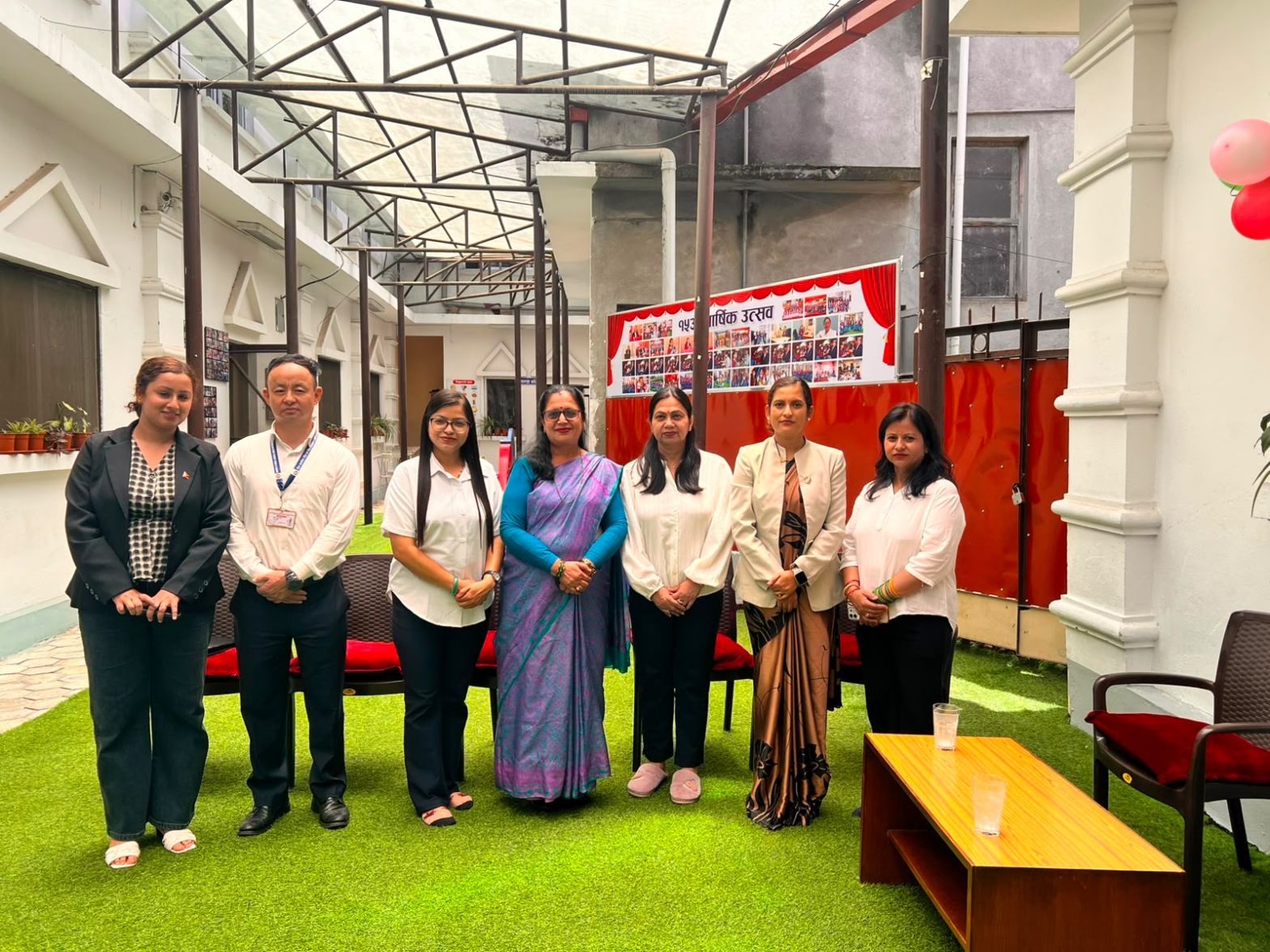 सिंहदरबारस्थित दिवा शिशु केन्द्रको मन्त्री सिता बादीद्वारा स्थलगत अनुगमन