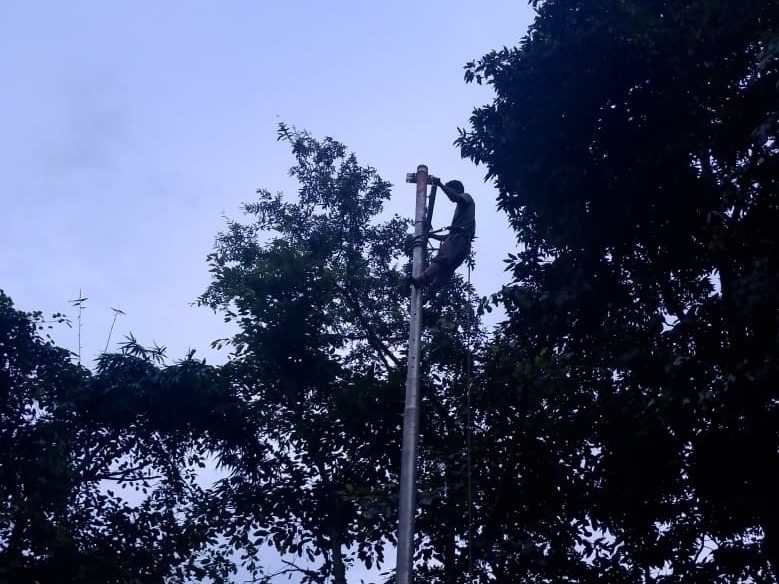 रसुवा बाढीले अवरुद्ध विद्युत् जोड्ने अभियान तीव्र