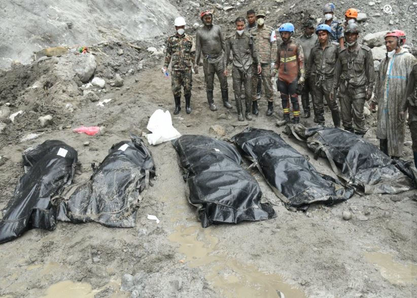 भोटेकोशी बाढीः एक हजार ४५४ शव फेला