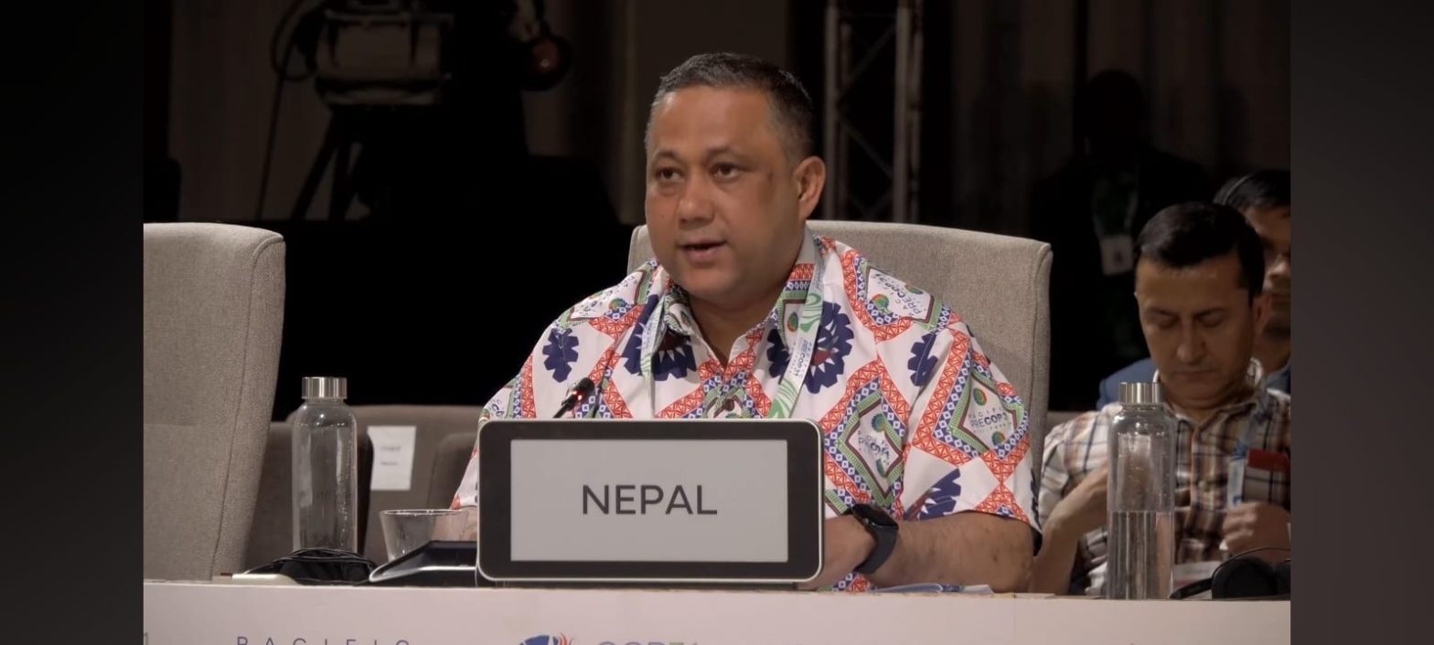 नेपाल र प्रशान्त क्षेत्रका टापु राष्ट्रहरू जलवायु सङ्कटको अग्रपंक्तिमा छन् : परराष्ट्रमन्त्री खनाल